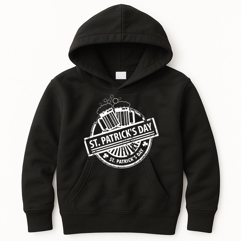 Vintage St. Patrick's Day Beer Kids Hoodie