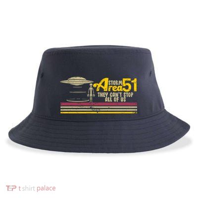 Vintage Storm Area 51 They Can't Stop All Of Us Sustainable Bucket Hat