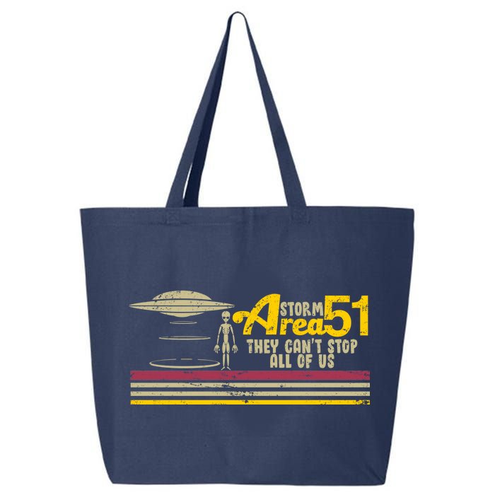 Vintage Storm Area 51 They Can't Stop All Of Us 25L Jumbo Tote