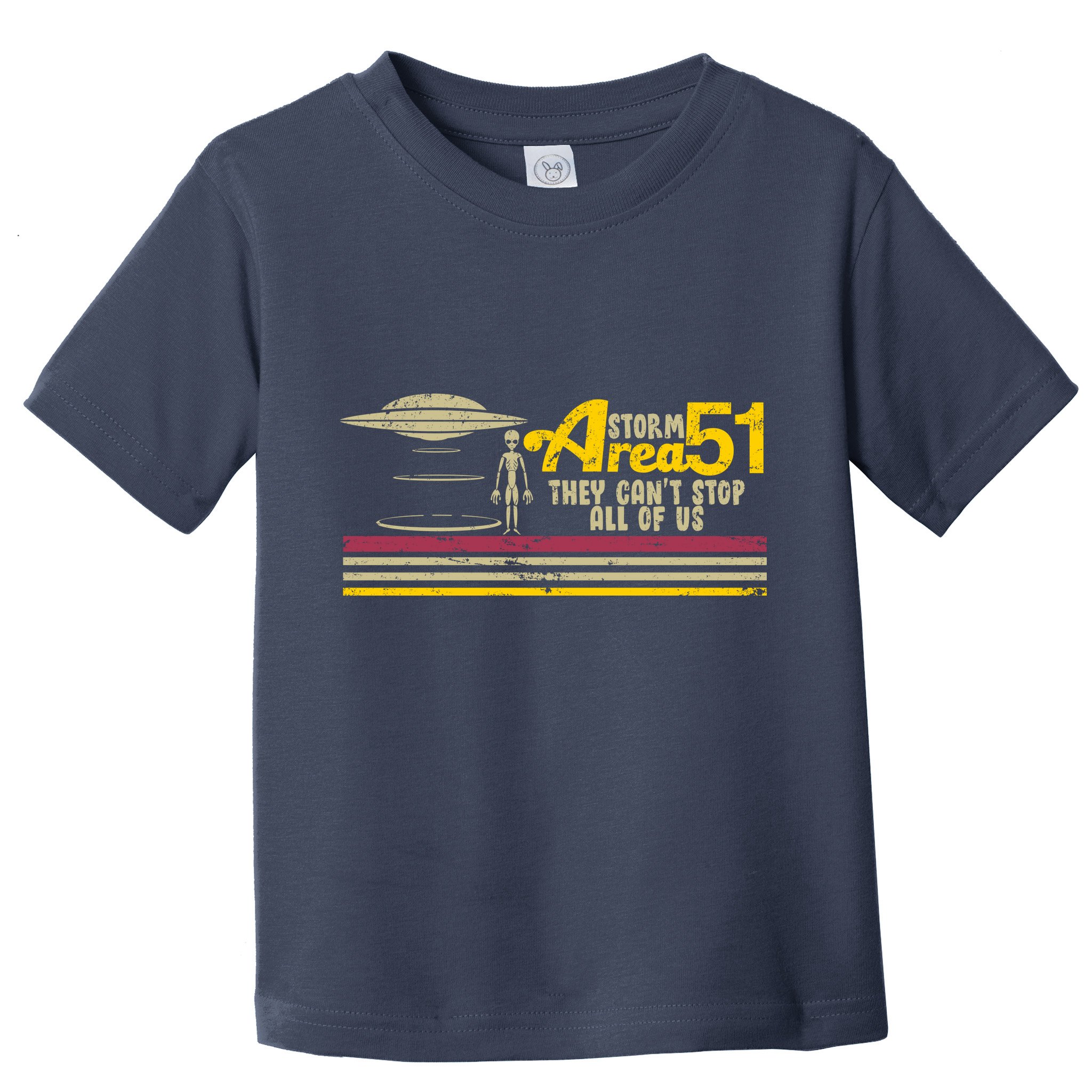 Vintage Storm Area 51 They Can't Stop All Of Us Toddler T-Shirt