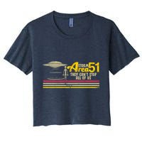 Vintage Storm Area 51 They Can't Stop All Of Us Crop Top