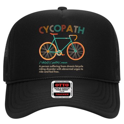 Vintage Style Colors Cycopath Definition  Trucker Hat