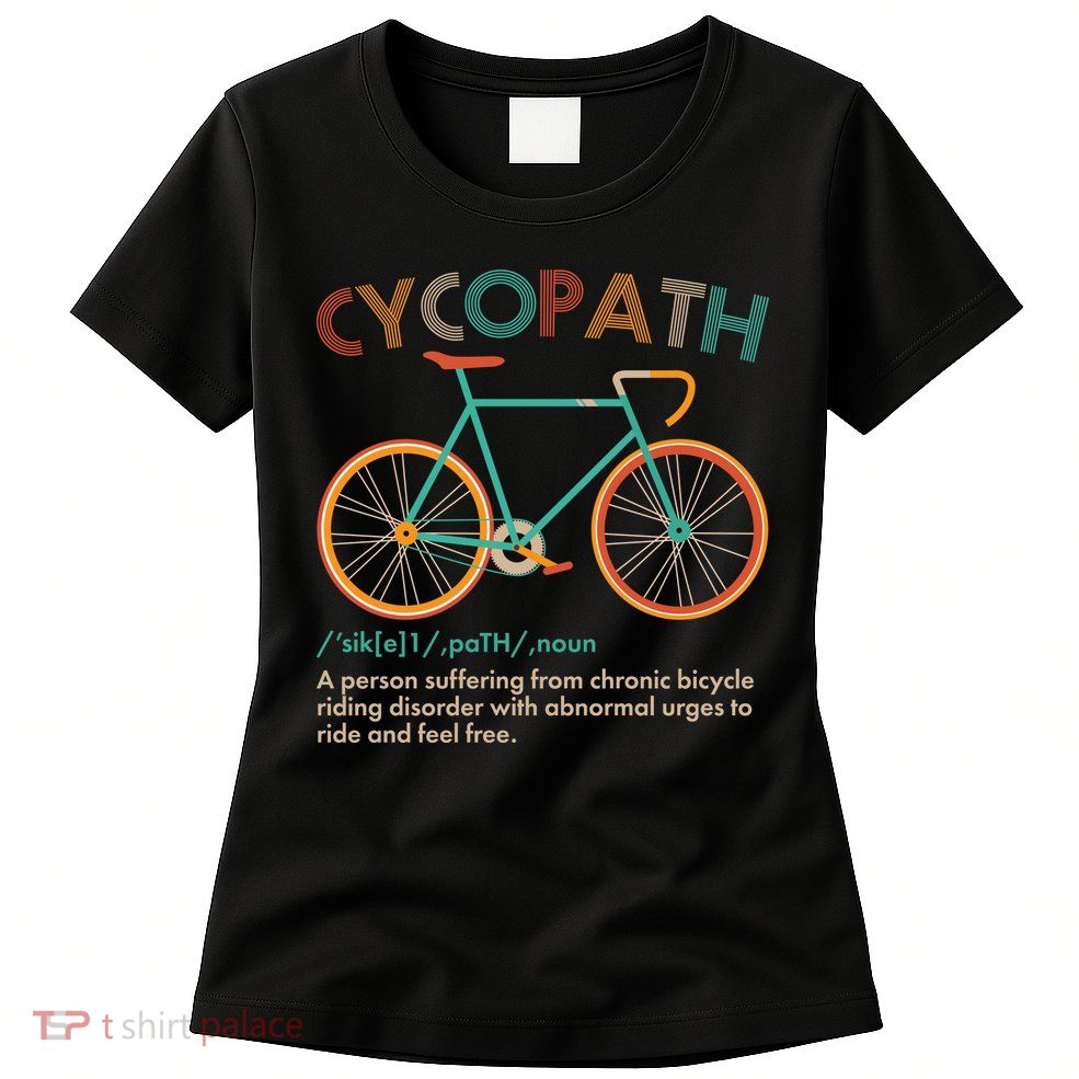Vintage Style Colors Cycopath Definition  Womens T-Shirt
