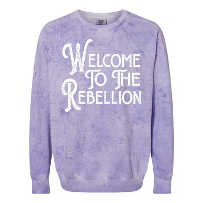 Vintage Style Welcome To The Rebellion Star Wars Colorblast Crewneck Sweatshirt