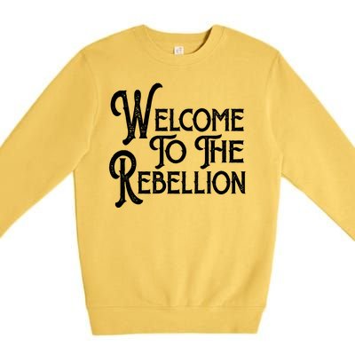 Vintage Style Welcome To The Rebellion Star Wars Premium Crewneck Sweatshirt