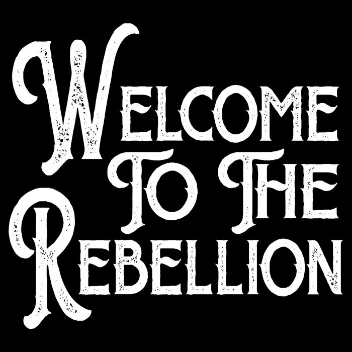 Vintage Style Welcome To The Rebellion Drawstring Bag