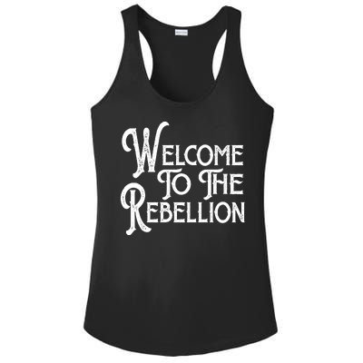 Vintage Style Welcome To The Rebellion Star Wars Ladies PosiCharge Competitor Racerback Tank