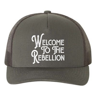 Vintage Style Welcome To The Rebellion Star Wars Yupoong Adult 5-Panel Trucker Hat