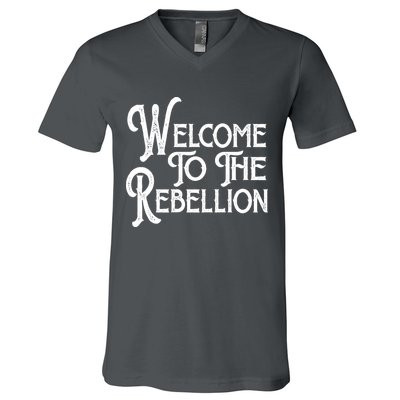Vintage Style Welcome To The Rebellion Star Wars V-Neck T-Shirt