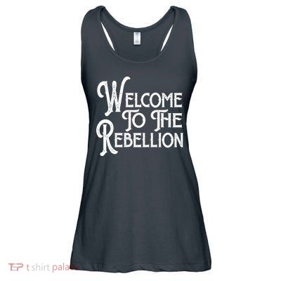 Vintage Style Welcome To The Rebellion Star Wars Ladies Essential Flowy Tank