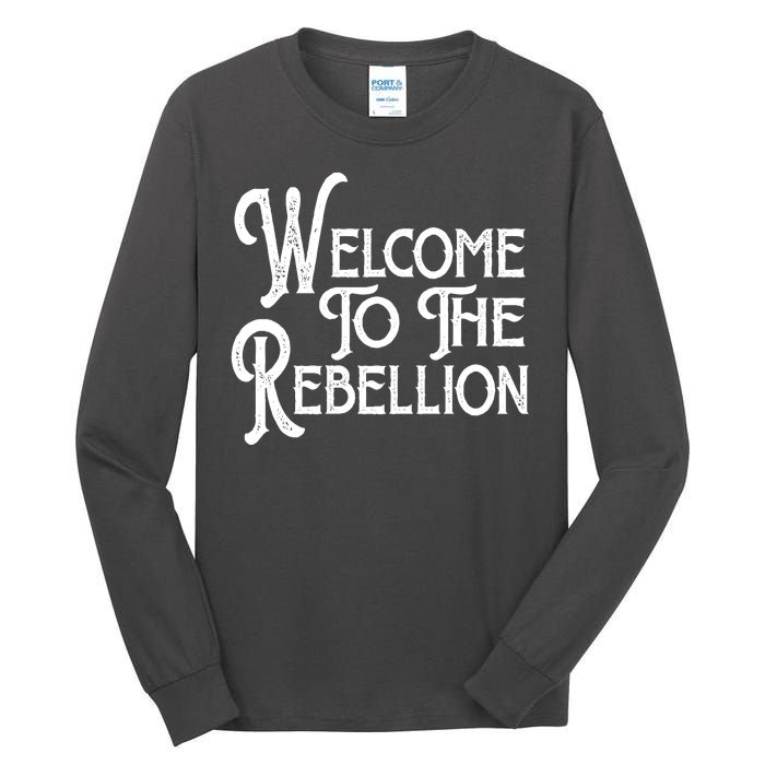 Vintage Style Welcome To The Rebellion Star Wars Tall Long Sleeve T-Shirt