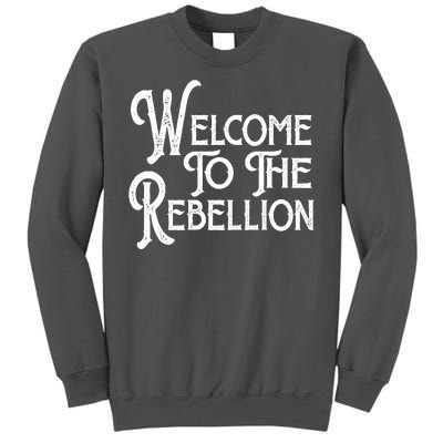 Vintage Style Welcome To The Rebellion Star Wars Tall Sweatshirt