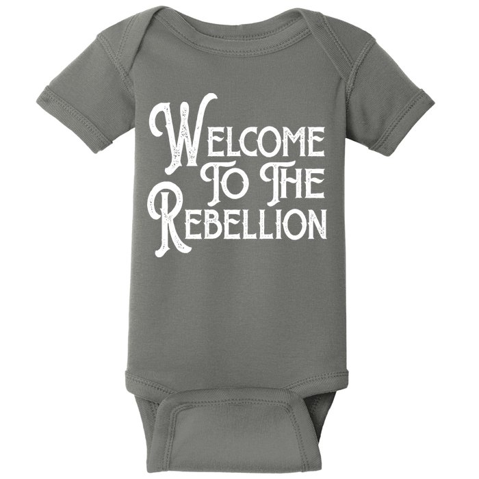 Vintage Style Welcome To The Rebellion Star Wars Baby Bodysuit
