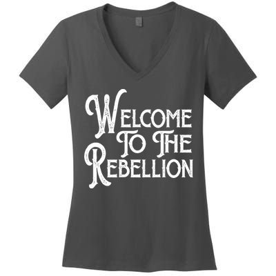 Vintage Style Welcome To The Rebellion Star Wars Women's V-Neck T-Shirt