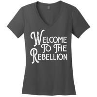 Vintage Style Welcome To The Rebellion Star Wars Women's V-Neck T-Shirt