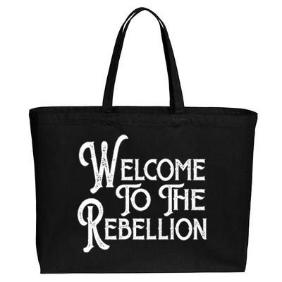 Vintage Style Welcome To The Rebellion Star Wars Cotton Canvas Jumbo Tote