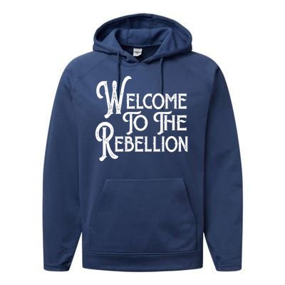 Vintage Style Welcome To The Rebellion Star Wars Performance Fleece Hoodie