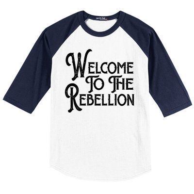 Vintage Style Welcome To The Rebellion Star Wars Baseball Sleeve Shirt