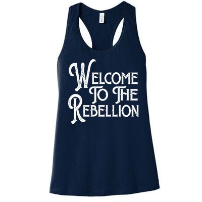 Vintage Style Welcome To The Rebellion Star Wars Women's Racerback Tank