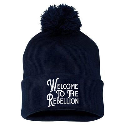 Vintage Style Welcome To The Rebellion Star Wars Pom Pom 12in Knit Beanie