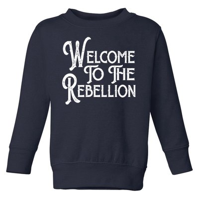 Vintage Style Welcome To The Rebellion Star Wars Toddler Sweatshirt