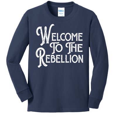 Vintage Style Welcome To The Rebellion Star Wars Kids Long Sleeve Shirt