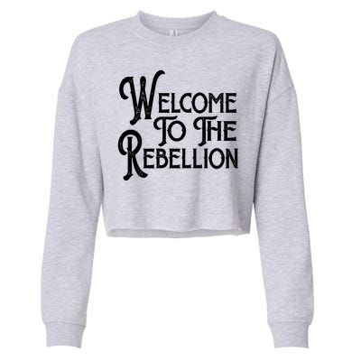 Vintage Style Welcome To The Rebellion Star Wars Cropped Pullover Crew