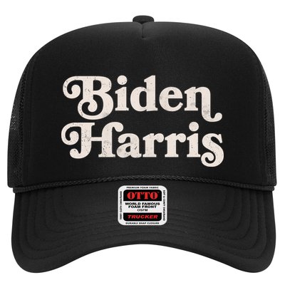 Vintage Styled Biden Harris Logo Trucker Hat