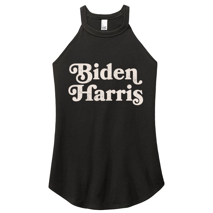 Vintage Styled Biden Harris Logo Women's Perfect Tri Rocker Tank
