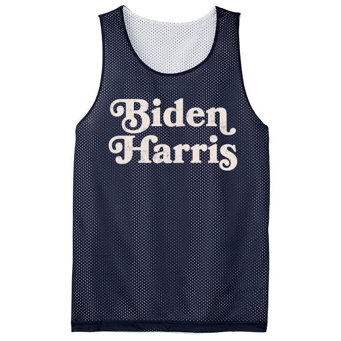 Vintage Styled Biden Harris Logo Mesh Reversible Basketball Jersey Tank