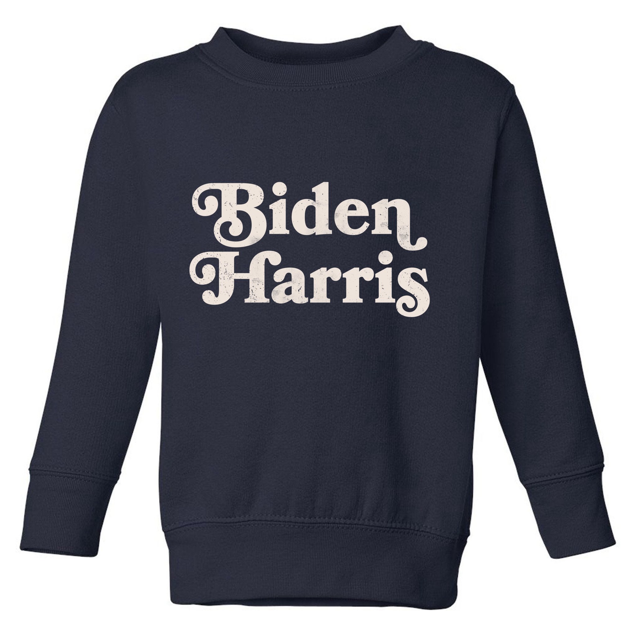 Vintage Styled Biden Harris Logo Toddler Sweatshirt