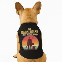 Vintage Styled The Dadalorian This Is the Way Doggie Tank