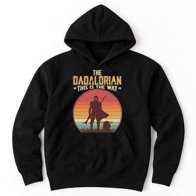 Vintage Styled The Dadalorian This Is the Way Hoodie
