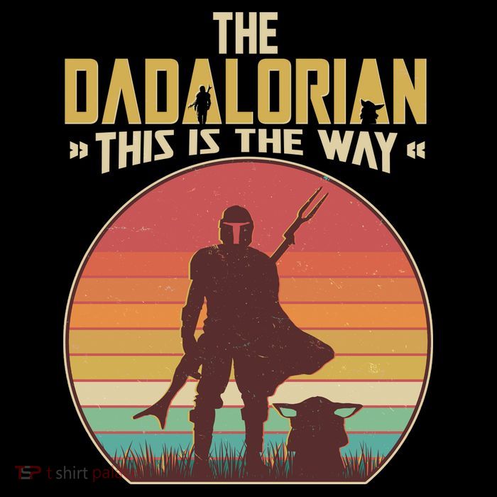 Vintage Styled The Dadalorian This Is the Way Hoodie