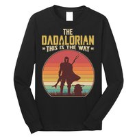 Vintage Styled The Dadalorian This Is the Way Long Sleeve Shirt