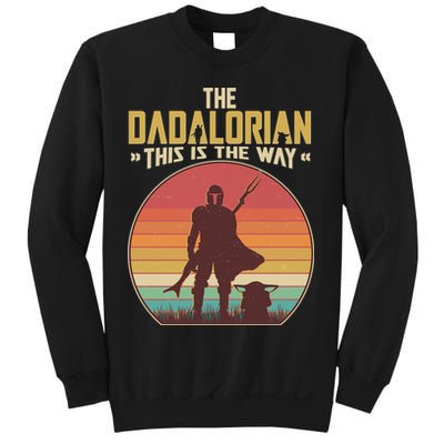 Vintage Styled The Dadalorian This Is the Way Sweatshirt