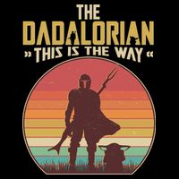 Vintage Styled The Dadalorian This Is the Way T-Shirt