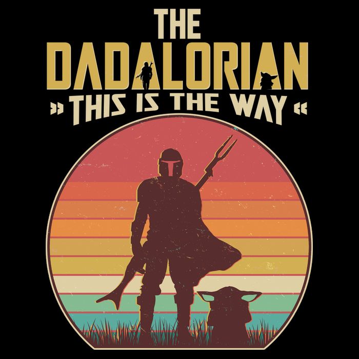 Vintage Styled The Dadalorian This Is the Way T-Shirt