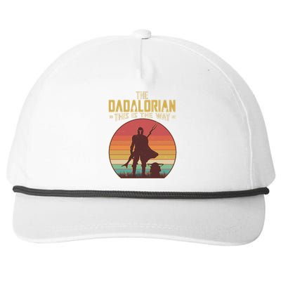 Vintage Styled The Dadalorian This Is the Way Snapback Five-Panel Rope Hat