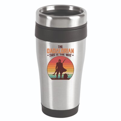 Vintage Styled The Dadalorian This Is the Way 16oz Travel Tumbler