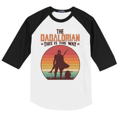 Vintage Styled The Dadalorian This Is the Way Baseball Sleeve Shirt