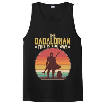 Vintage Styled The Dadalorian This Is the Way PosiCharge Competitor Tank