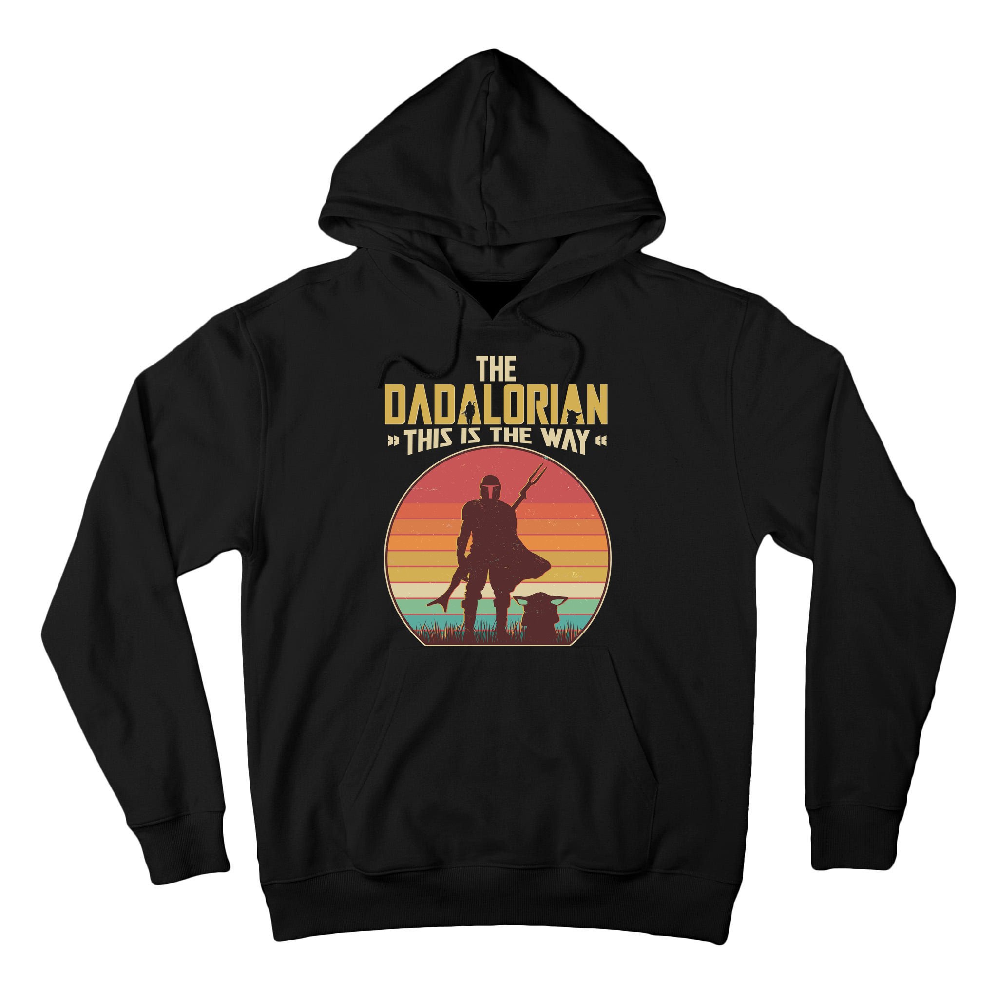 Vintage Styled The Dadalorian This Is the Way Tall Hoodie