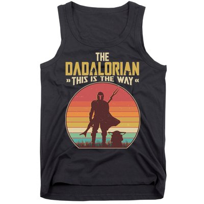 Vintage Styled The Dadalorian This Is the Way Tank Top