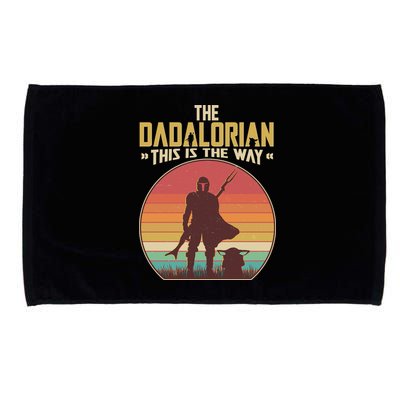 Vintage Styled The Dadalorian This Is the Way Microfiber Hand Towel