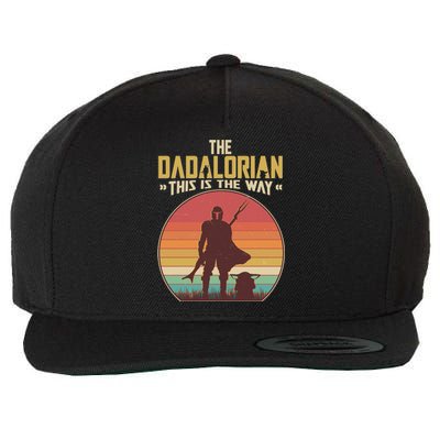 Vintage Styled The Dadalorian This Is the Way Wool Snapback Cap