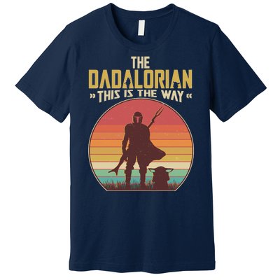 Vintage Styled The Dadalorian This Is the Way Premium T-Shirt