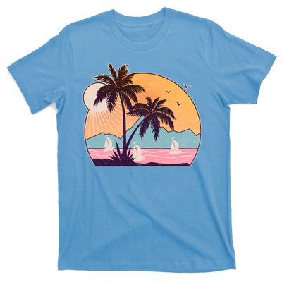 Vintage Summer Beach Emblem T-Shirt