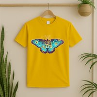 Vintage Summer Flower Floral Butterfly T-Shirt