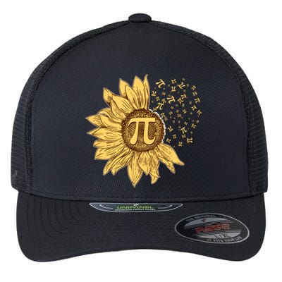 Vintage Sunflower Pi 3.14 Flexfit Unipanel Trucker Cap